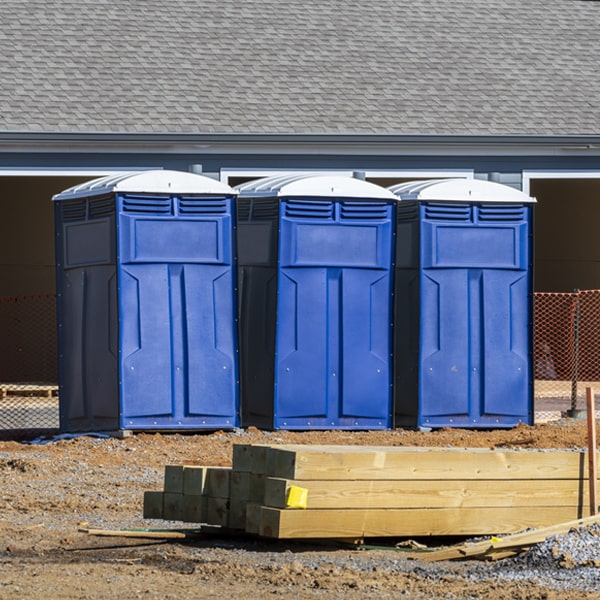 how can i report damages or issues with the porta potties during my rental period in Kinderhook Illinois